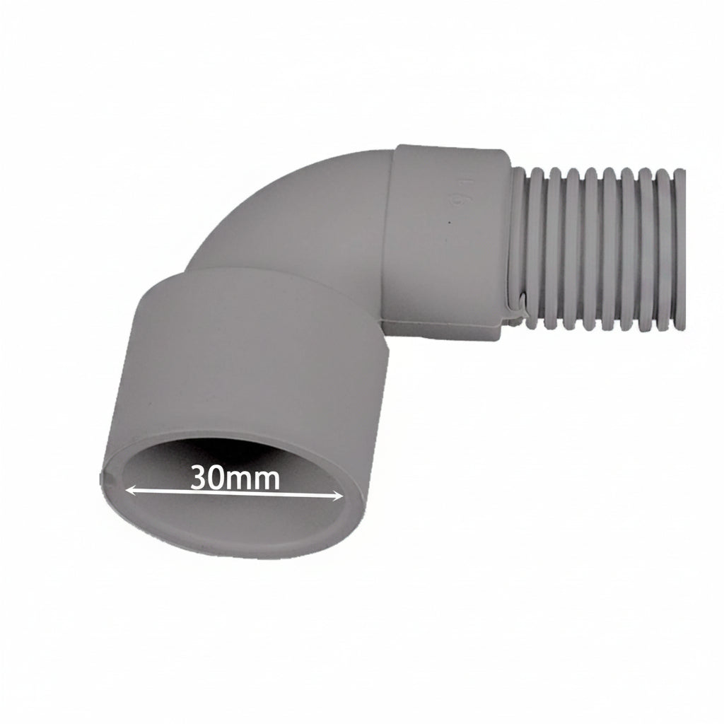 SPARES2GO Drain Hose Pipe for Hotpoint Dishwasher (20mm : 30mm : 2 Metres)