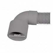 SPARES2GO Drain Hose Pipe for Hotpoint Dishwasher (20mm : 30mm : 2 Metres)
