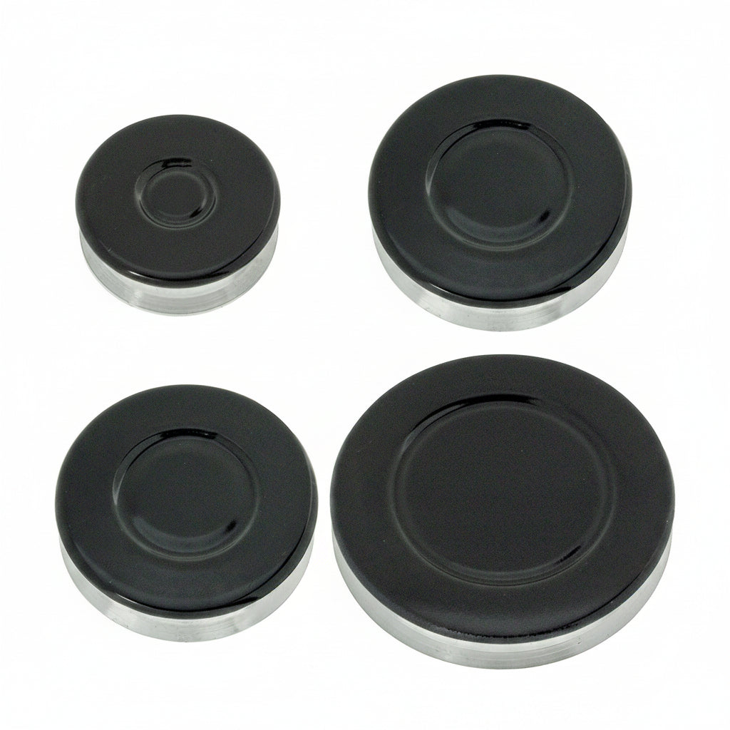 SPARES2GO (Non Universal) Gas Cooker Burner Crown and Flame Cap Kit for Ariston Hob Oven Cookers