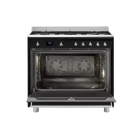 Smeg Concert Combination Cooker, 90 cm, SSA91MABL2