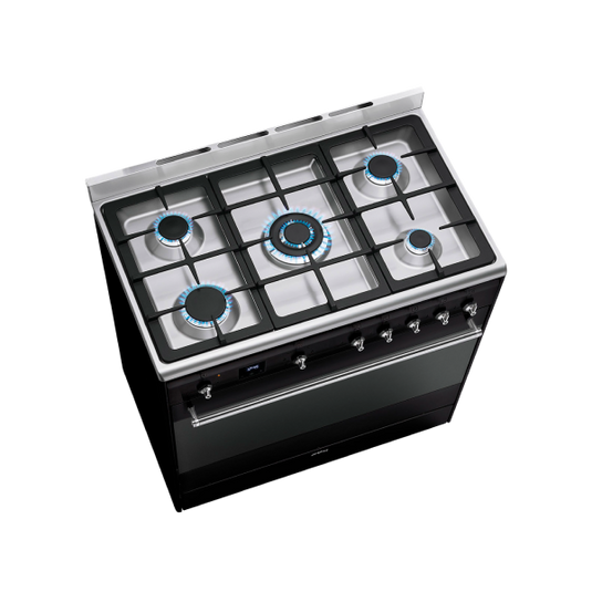 Smeg Concert Combination Cooker, 90 cm, SSA91MABL2