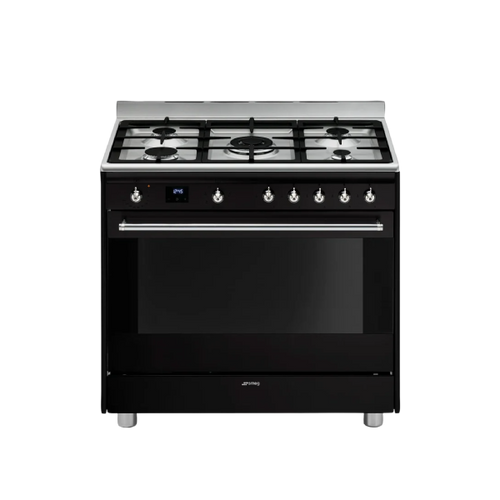 Smeg Concert Combination Cooker, 90 cm, SSA91MABL2