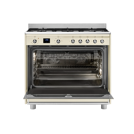Smeg Concert Combination Cooker, 90 cm, SSA91MAP2