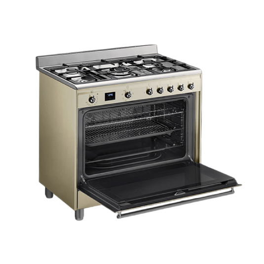 Smeg Concert Combination Cooker, 90 cm, SSA91MAP2