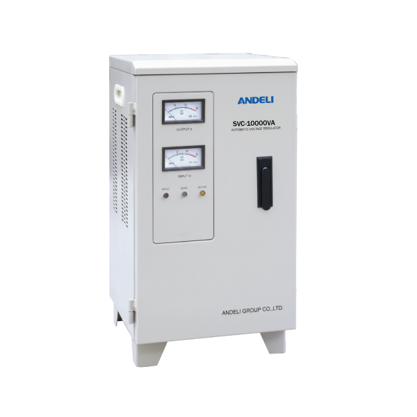 Andeli Voltage Stabilizer SVC 10000 VA 10 KVA Single (1) Phase 220V Stand