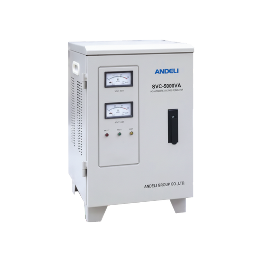 Andeli Voltage Stabilizer SVC 5000 VA 5 KW Single (1) Phase 110V Stand