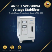 Andeli Voltage Stabilizer SVC 5000 VA 5 KVA Single (1) Phase 110V Stand