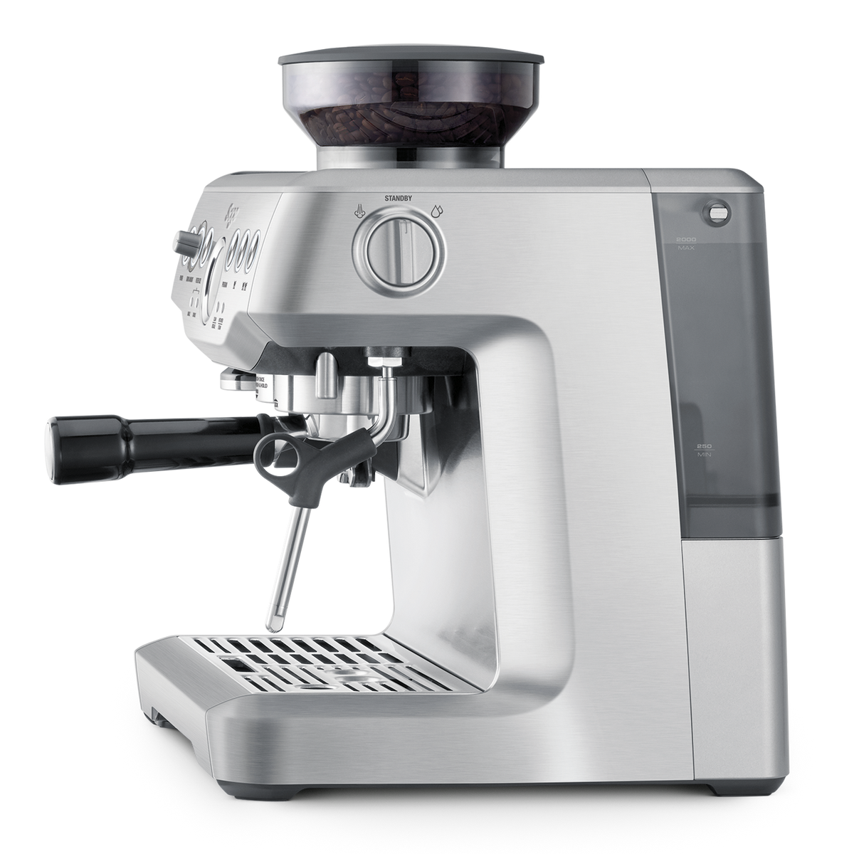Sage BES875UK Espresso Machine: Barista Express Brushed Stainless Steel