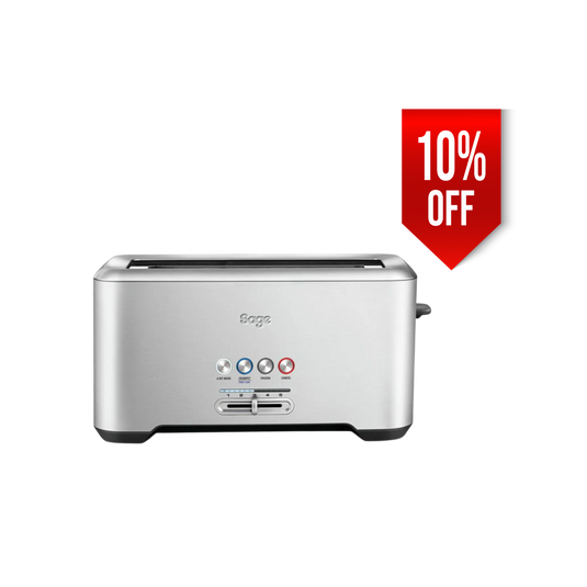Sage BTA730UK Toaster: The Bit More 4 Slice Brushed Stainless Steel