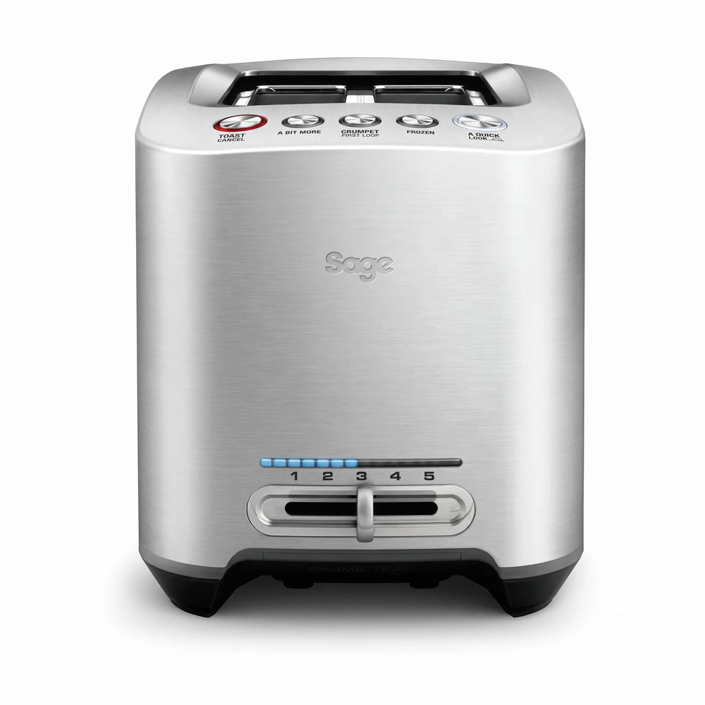 Sage BTA825UK Toaster: The Smart Toast 2 Slice Brushed Aluminium