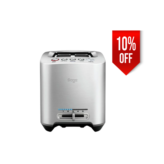 Sage BTA825UK Toaster: The Smart Toast 2 Slice Brushed Aluminium