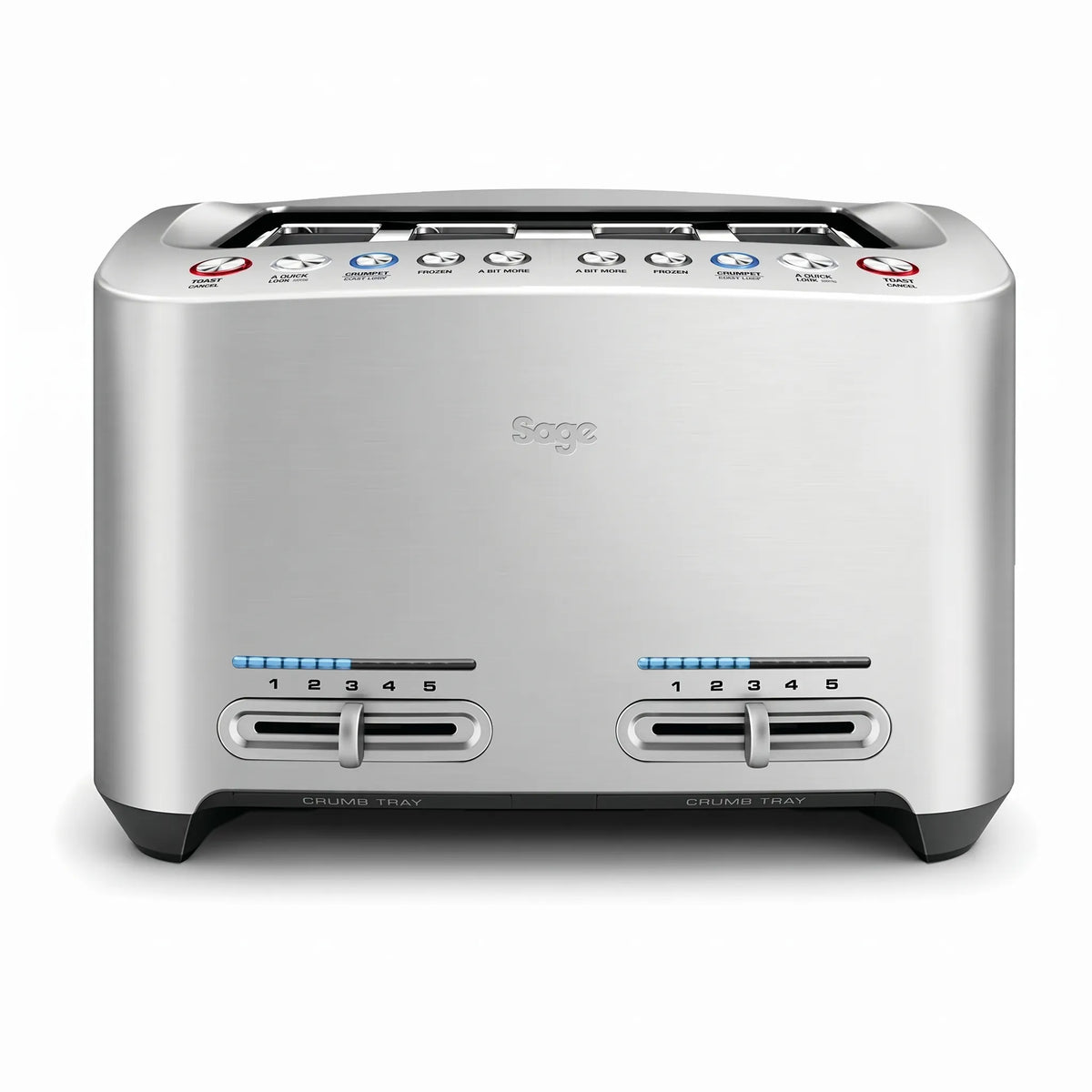 Sage BTA845UK The Smart Toast: 4 Slice Brushed Aluminium