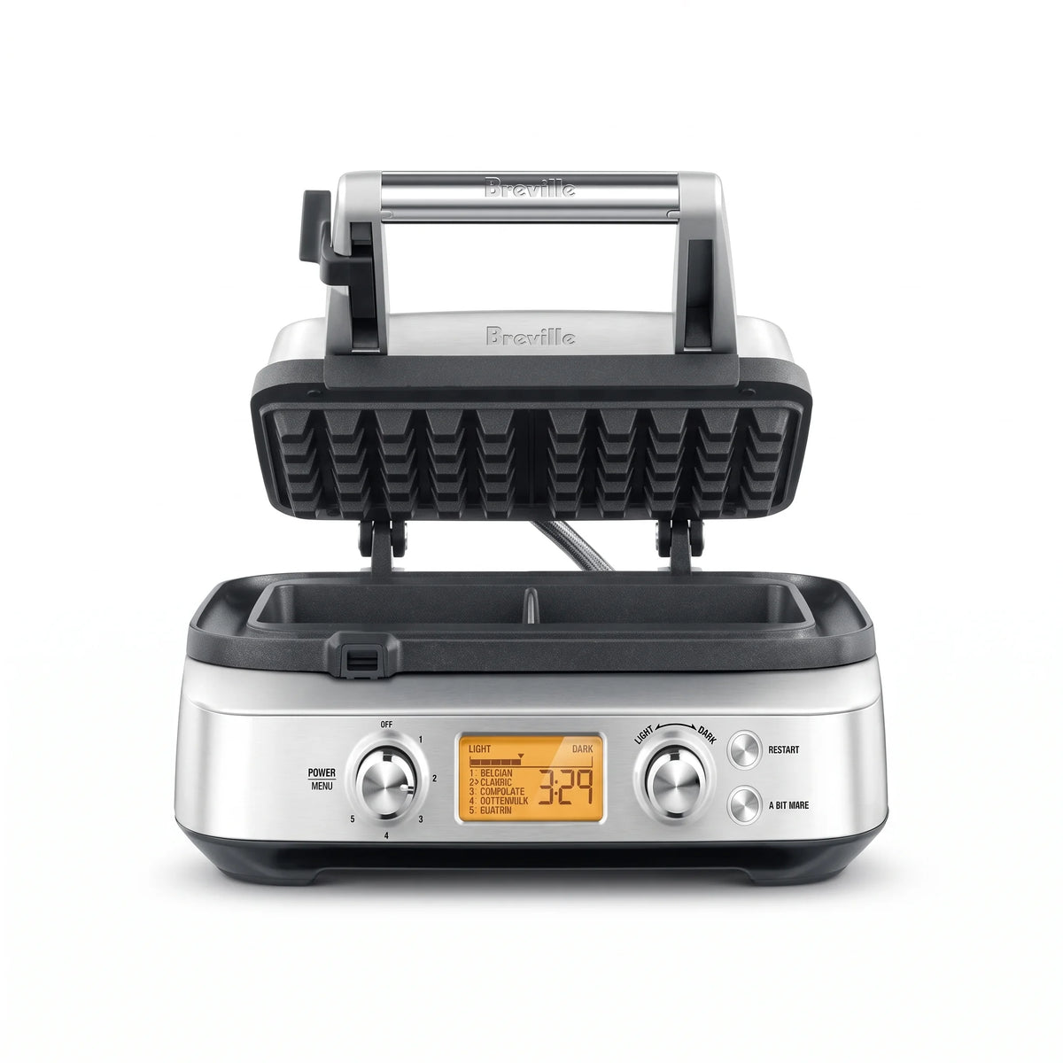 Sage BWM620UK Waffle Maker: The Smart Waffle Brushed Stainless Steel