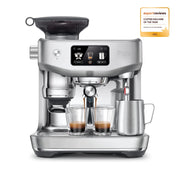 Sage The Oracle Jet  Espresso Machine SES985BSS4GUK1  with Grinder, Auto Grind & Tamp, Manual & Auto Milk Frother, LCD Display, Brushed Stainless Steel, 2 Year Warranty