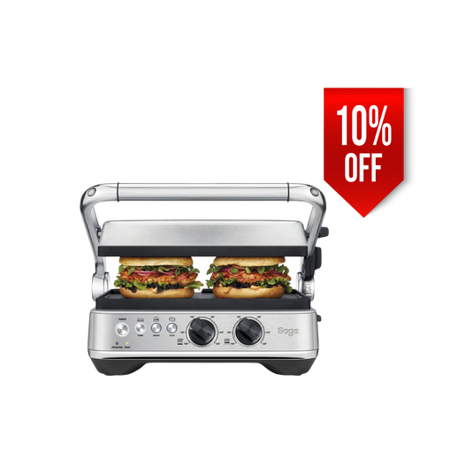 Sage SGR700BSS4GEU1 Grill: The BBQ & Press™ Grill Brushed Stainless Steel