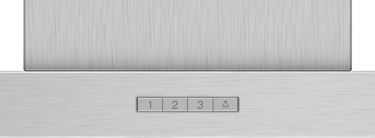 Bosch Series 2 wall-mounted cooker hood DWB64BC51B 60 cm Stainless steel