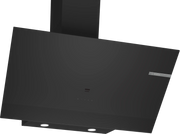 Bosch Series 6 wall-mounted cooker hood DWK97PJ60M 90 cm clear glass black printed