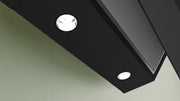 Bosch Series 6 wall-mounted cooker hood DWK97PJ60M 90 cm clear glass black printed