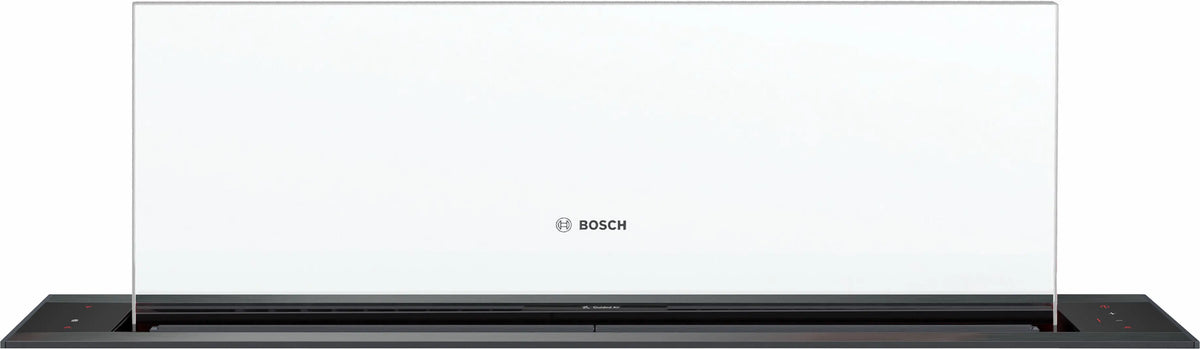 Bosch Series 8 downdraft hood DDW88MM60B 80 cm clear glass, Black