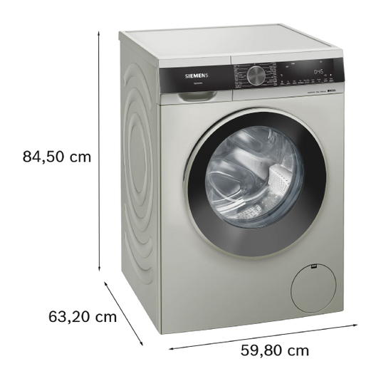 Siemens Frond Load Washing Machine, WG54A20XGC, 10 Kg Pre-treatment, Stain Selection