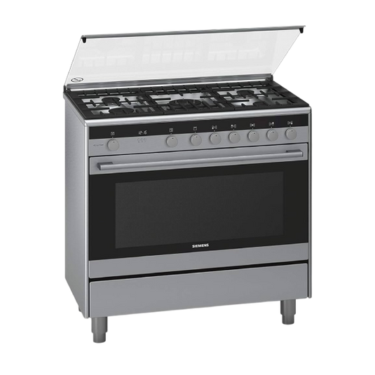 Siemens Gas Cooker HG73G8357M 90cm with 4 cooking functions