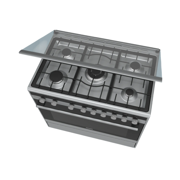 Load image into Gallery viewer, Siemens iQ100 Gas Cooker HG73G6357M 90cm Stainless Steel
