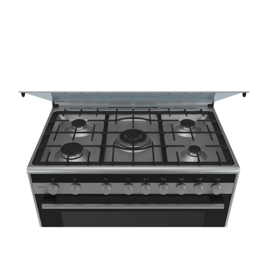 Siemens iQ100 Gas Cooker HG73G6357M 90cm Stainless Steel