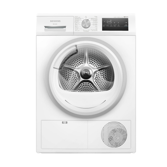 Siemens iQ300 Heat Pump Dryer, WT45H213GC 8Kg 40-minute quick dry programme