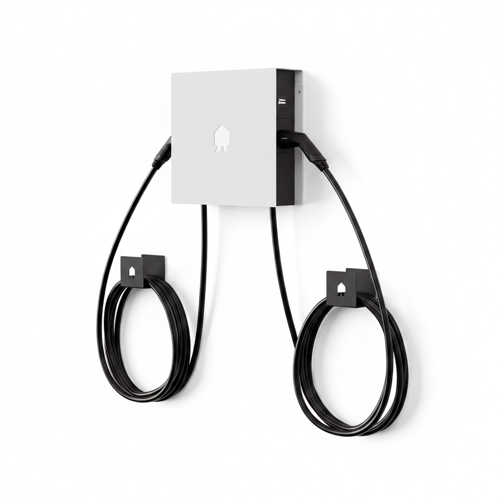 Smappee EV Dual Wall | 2x 22 kW | Cable | EV Charger