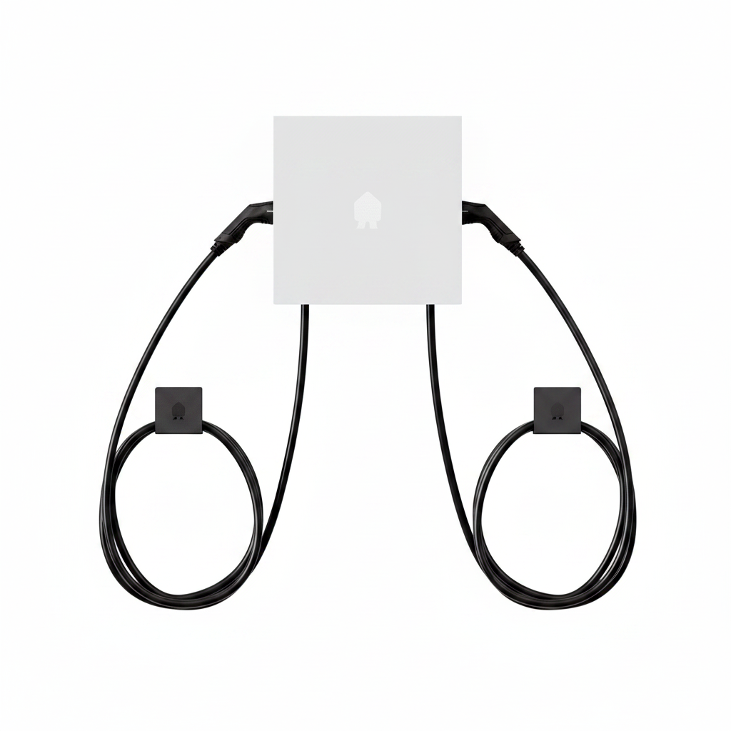 Smappee EV Dual Wall | 2x 22 kW | Cable | EV Charger