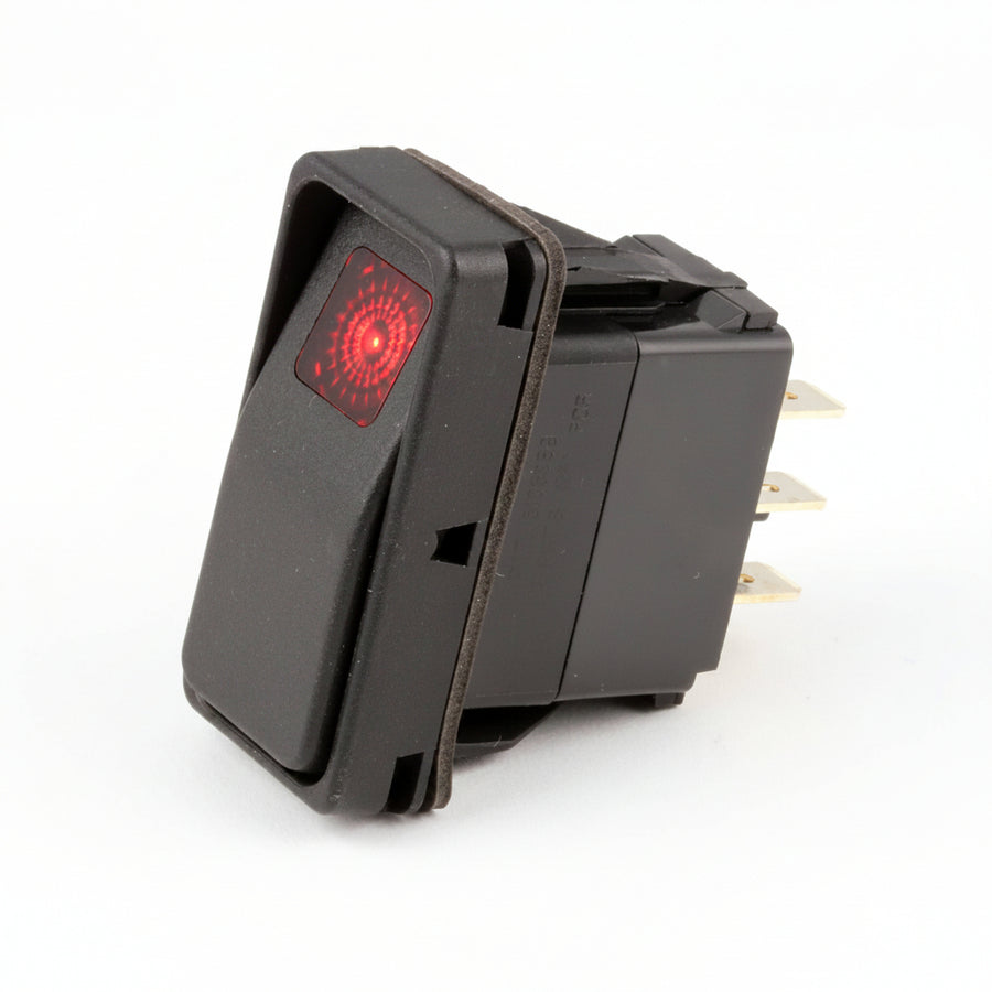 Switch 19993 DPDT, On-Off, Red Light