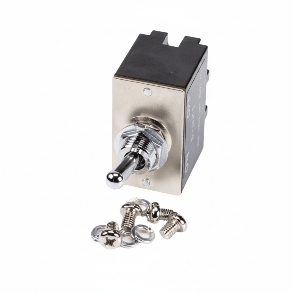 Switch AS-67002, Toggle, DPST, 125-250 Volt, 30A, On-Off