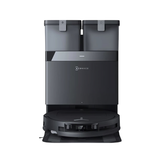 ECOVACS Robot Vacuum DEEBOT T50 PRO Omni and Mop, 8.1cm Ultra-Thin, 15000Pa Suction, Wash/Dry/Refill, Self-Emptying,Pet Hair Friendly