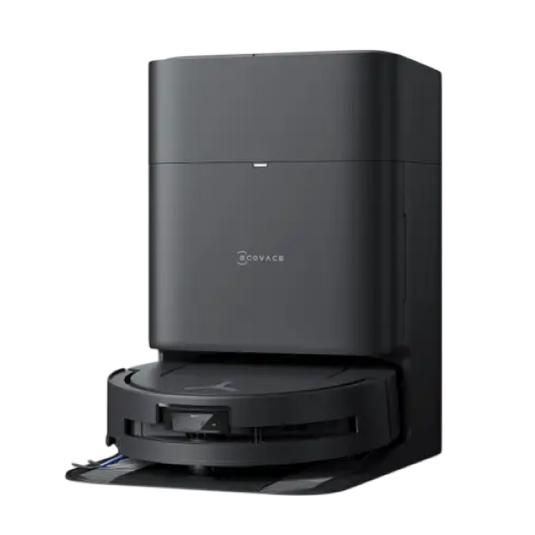 ECOVACS Robot Vacuum Cleaner DEEBOT T80 Omni and Mop, Roller Real-Time Mop Washing, Self-Emptying, Hot Air Drying, AI Navigation, Anti-Tangle Brush, for Pets, Carpets & Hard Floors