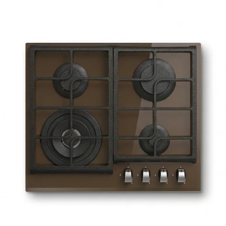 TEKA GZC 64320 LB Gas on Glass Hob with ExactFlame function in 60 cm of butane gas Urban Colors