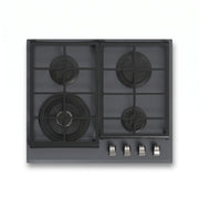 TEKA GZC 64320 ST Gas on Glass Hob with ExactFlame function in 60 cm of butane gas Urban Colors