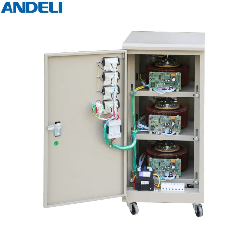 Load image into Gallery viewer, Andeli Electric AC Voltage Stabilizer SVC 15000 VA 15 KW Three (3) Phase Slide 380V
