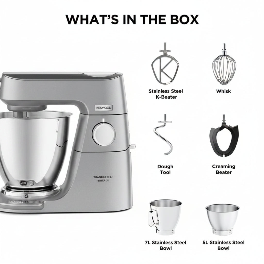 Kitchen machine KENWOOD Titanium Chef Baker XL KVL85.004SI