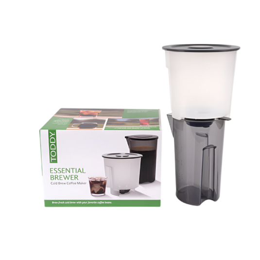 Toddy Essential Cold Brew Maker Kit – Durable BPA-Free Plastic, Easy-Steep Design for Smooth, Rich Coffee Concentrate, 38 oz