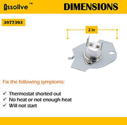 Toolsco Reliable 3977393 Thermal Fuse 3977767 Dryer Thermostat 3387134 Dryer Cycling Thermostat 3392519 Dryer
