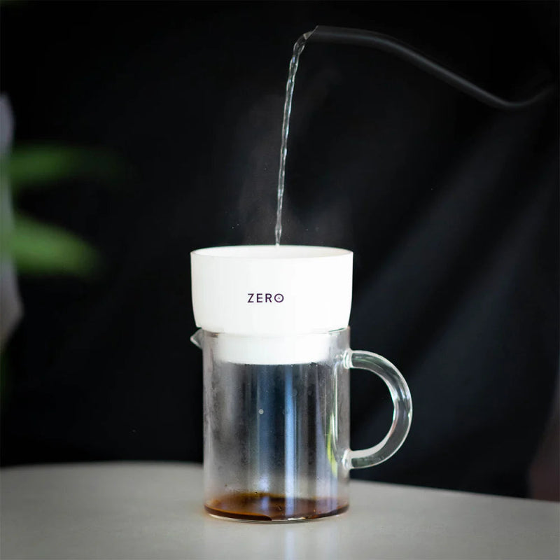 Load image into Gallery viewer, Trinity Zero Coffee Press, Portable Manual Coffee Brewer, White, 8 oz – Compact Espresso &amp; Coffee Maker for Travel, Camping, and Home Use
