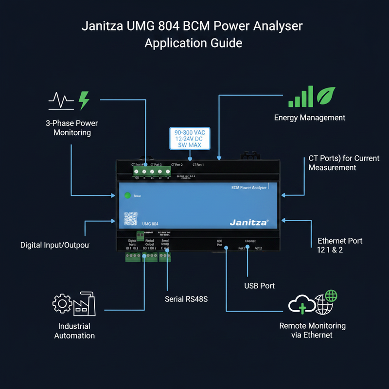 Load image into Gallery viewer, Janitza UMG 804 Modular Power Analyzer
