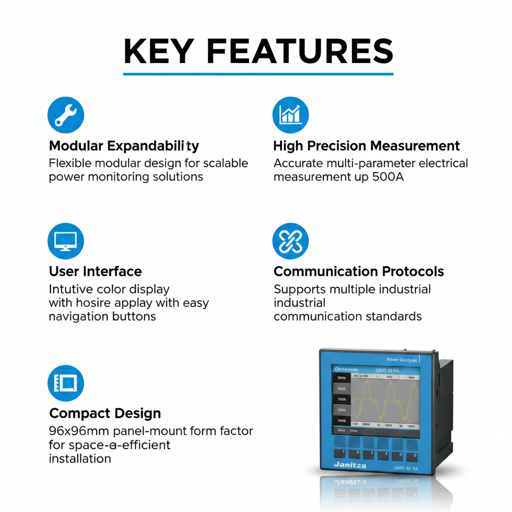 Janitza Power Quality Analyzer UMG 96 PA