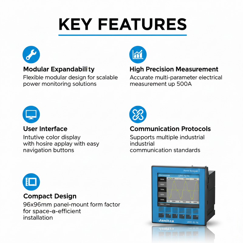 Load image into Gallery viewer, Janitza Power Quality Analyzer UMG 96 PA
