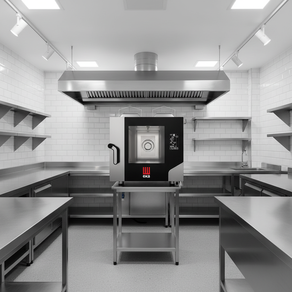 Tecnoeka Gas Combi/ Convection Oven With Black Mask (MKF 511 GBM)