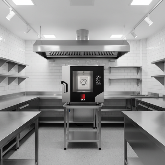 Tecnoeka Gas Combi/ Convection Oven With Black Mask (MKF 511 GBM)