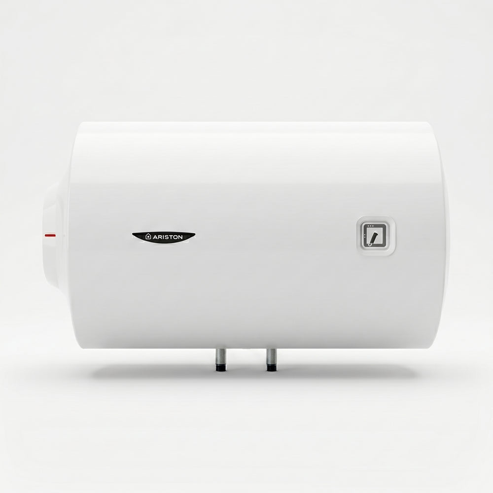 Ariston Electric Water Heater Horizontal PRO1 R Italy, 100 Liter - White
