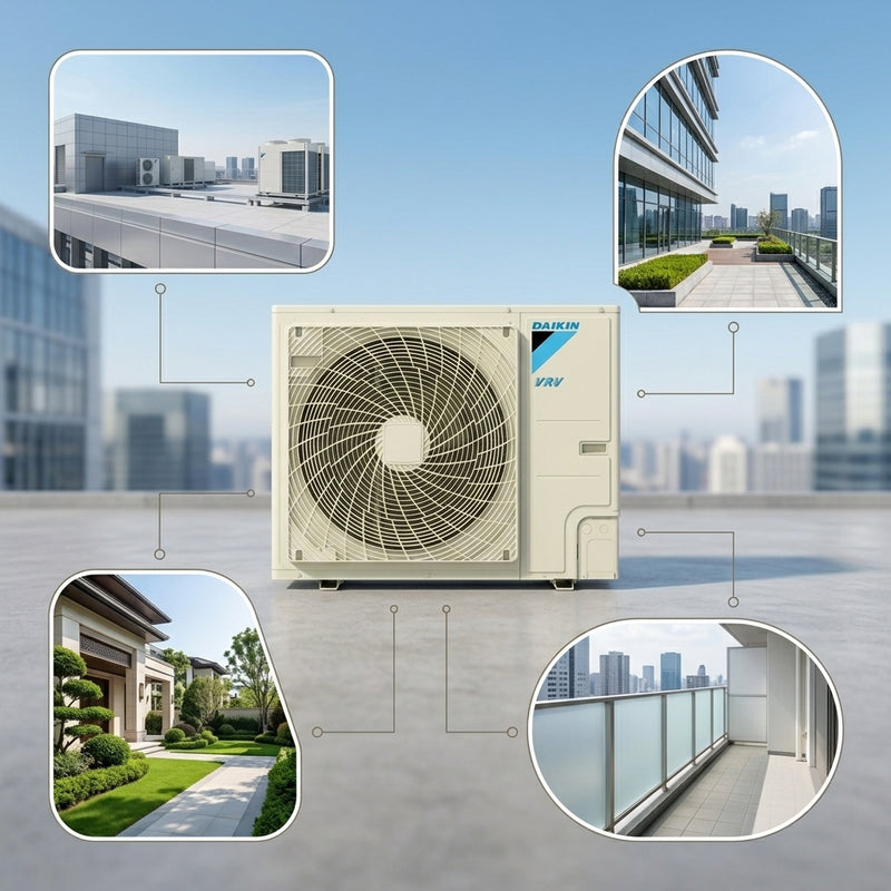 Load image into Gallery viewer, Daikin VRV Outdoor Unit 3.0 Ton 10.6 kW 4.0 HP 36,000 Btu/h RXYMQ4AVMK
