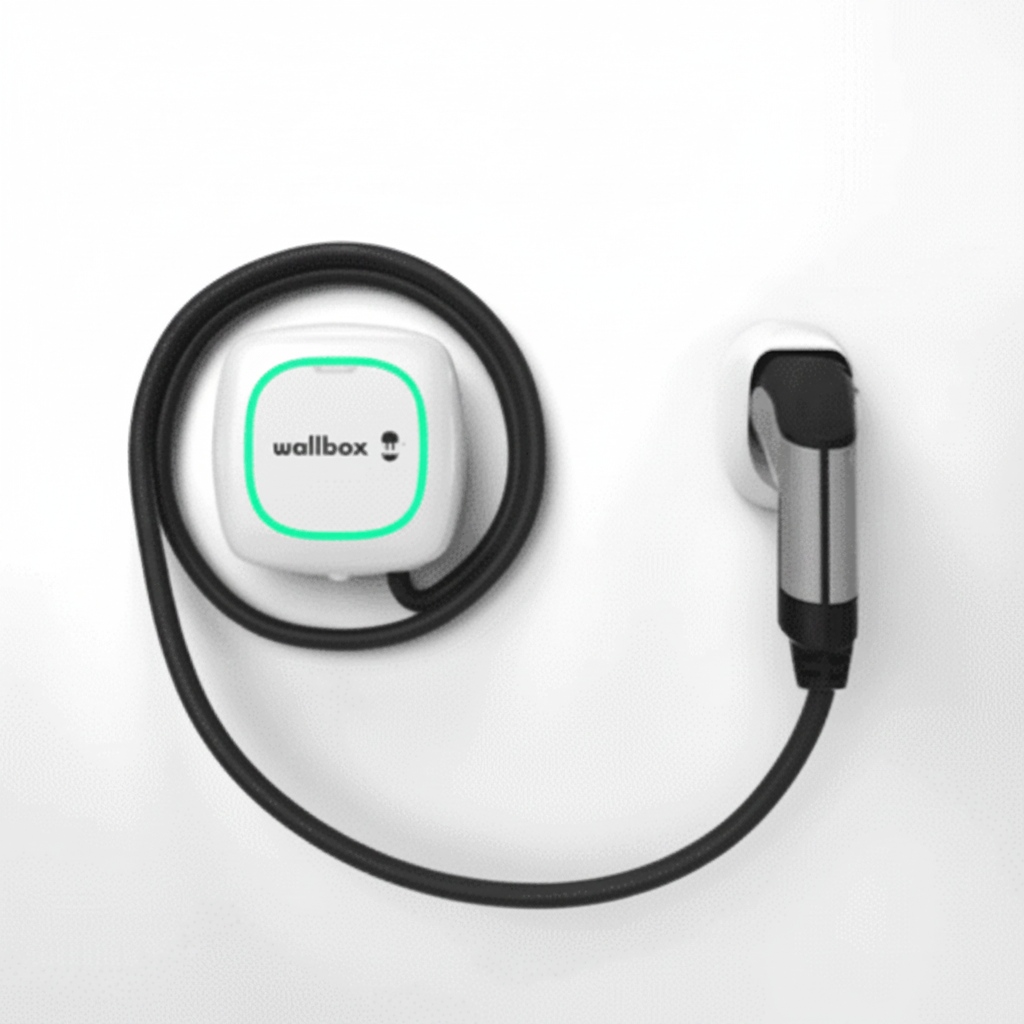 Wallbox Pulsar Max | 22kW | White | Cable | EV Charger