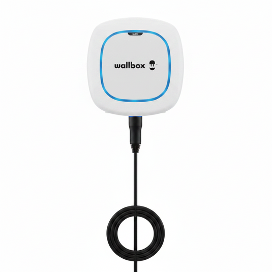 Wallbox Pulsar Max | 22kW | White | Cable | EV Charger